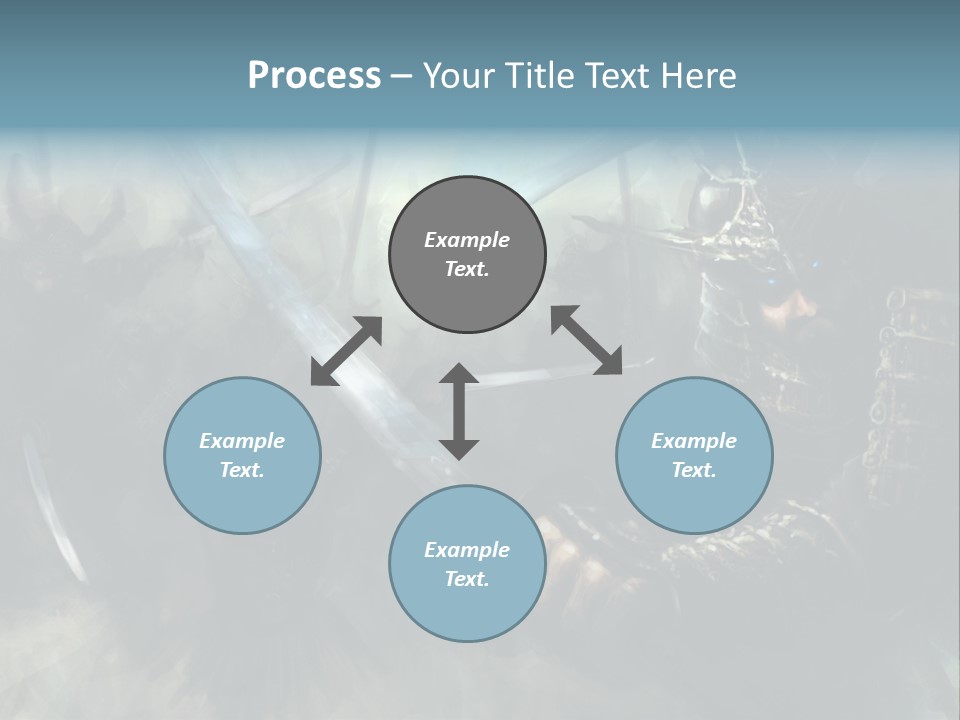 Fantasy Infantry Swing PowerPoint Template