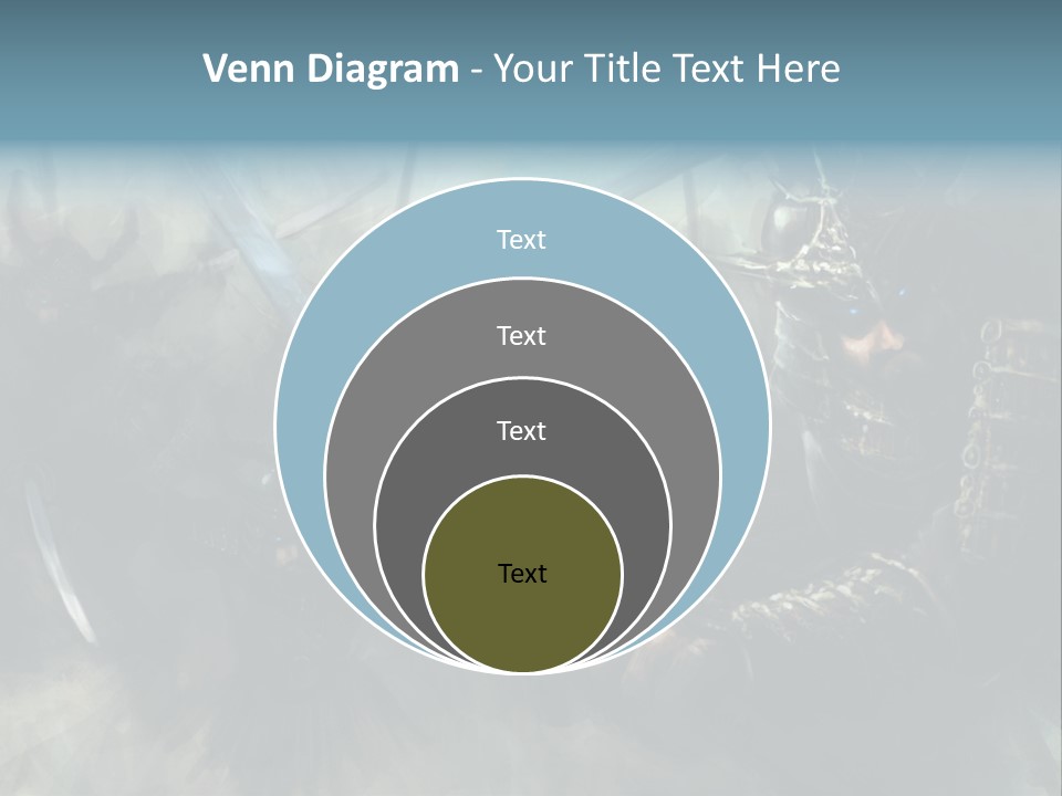 Fantasy Infantry Swing PowerPoint Template