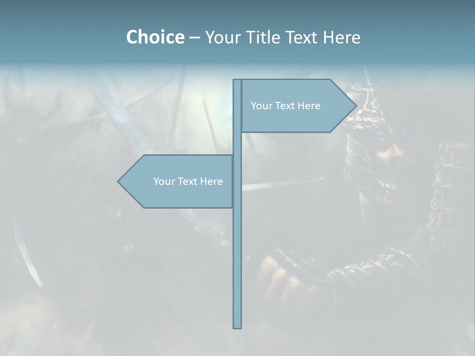 Fantasy Infantry Swing PowerPoint Template