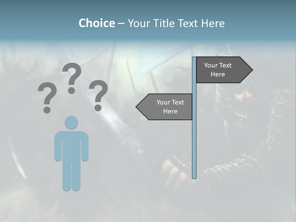 Fantasy Infantry Swing PowerPoint Template