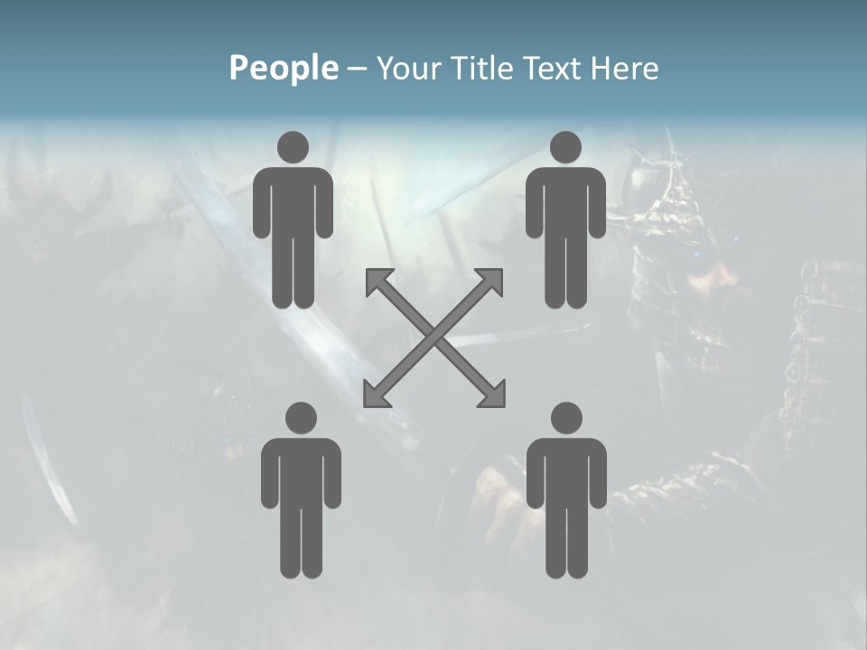 Fantasy Infantry Swing PowerPoint Template