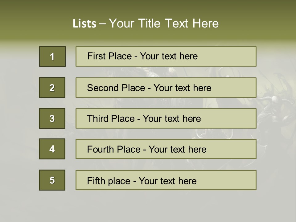 War Undead Dark PowerPoint Template