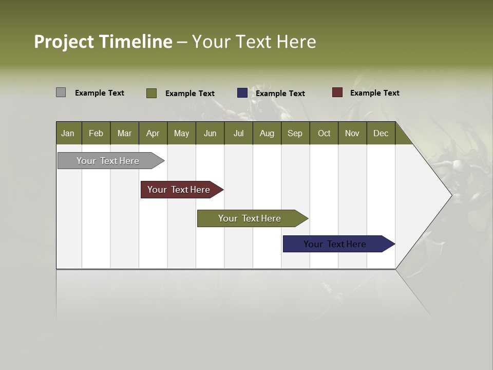War Undead Dark PowerPoint Template