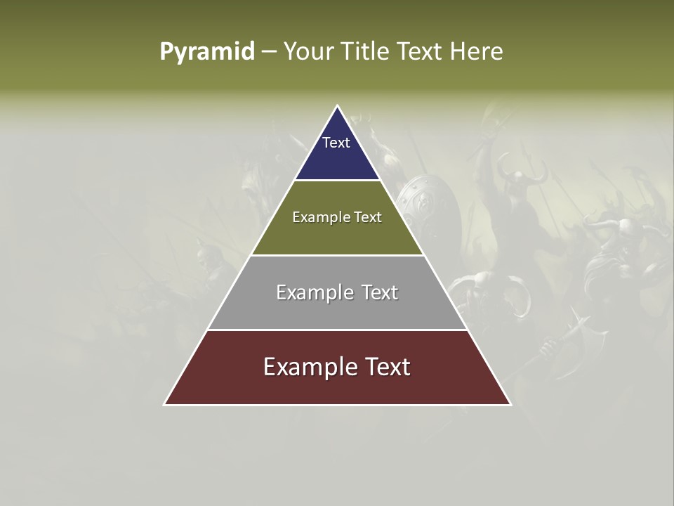 War Undead Dark PowerPoint Template