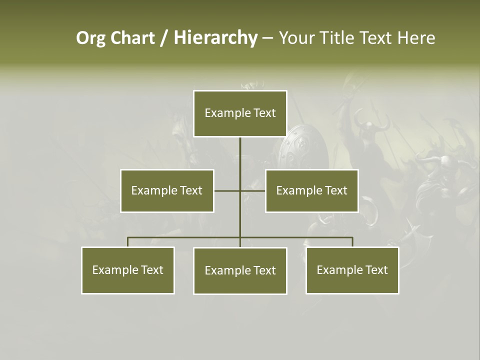 War Undead Dark PowerPoint Template