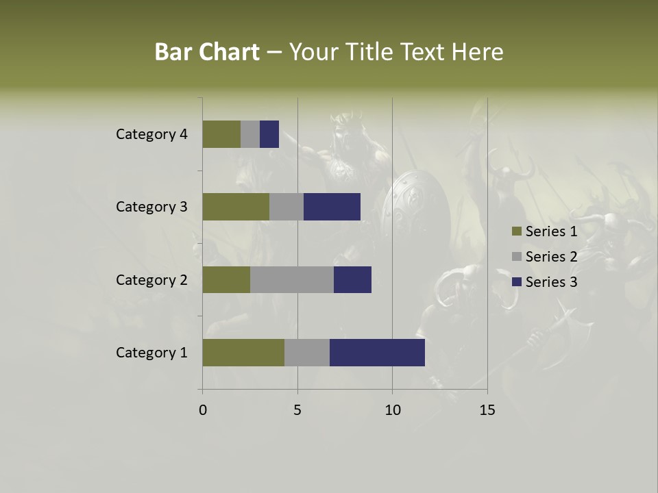 War Undead Dark PowerPoint Template