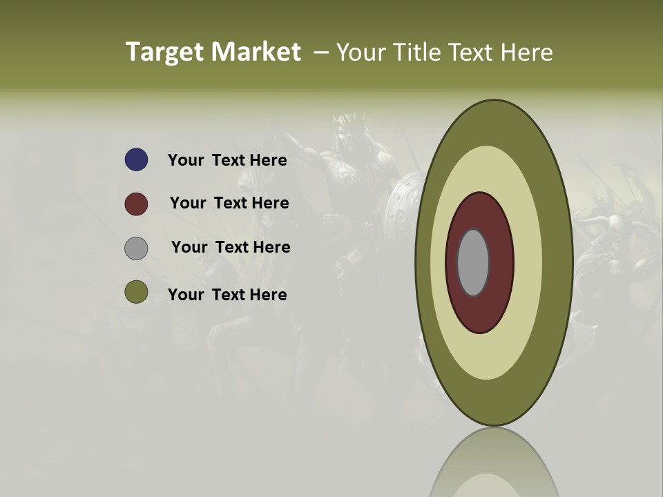 War Undead Dark PowerPoint Template