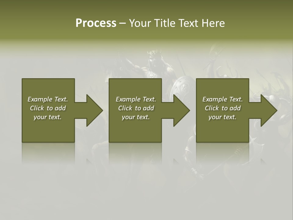 War Undead Dark PowerPoint Template