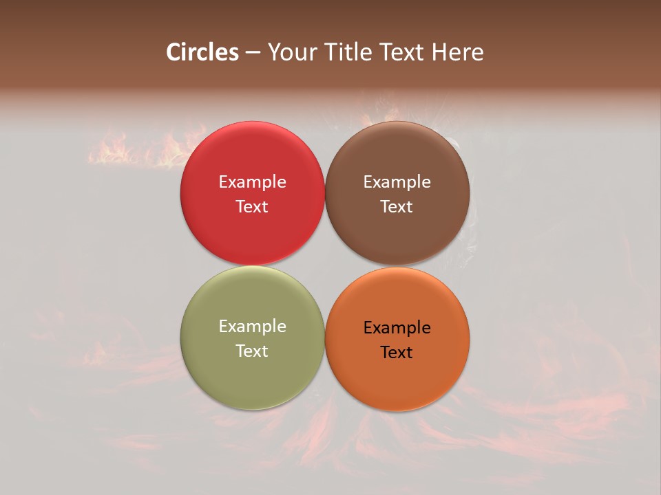 Angry Heat Melt PowerPoint Template