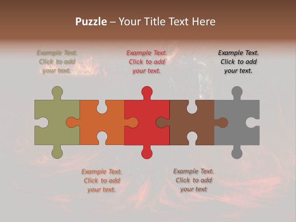 Angry Heat Melt PowerPoint Template