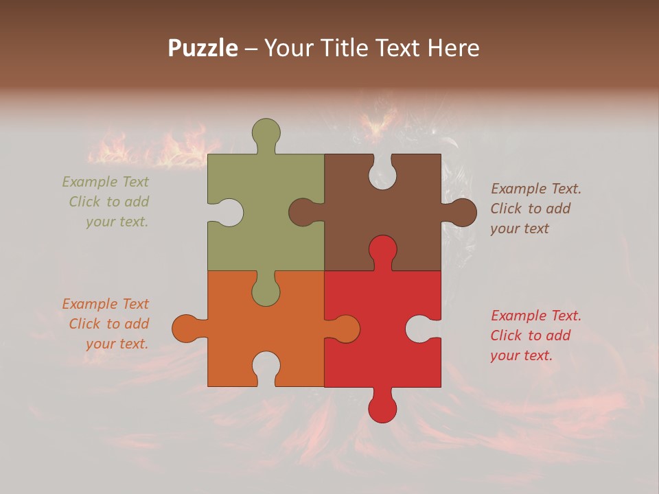 Angry Heat Melt PowerPoint Template