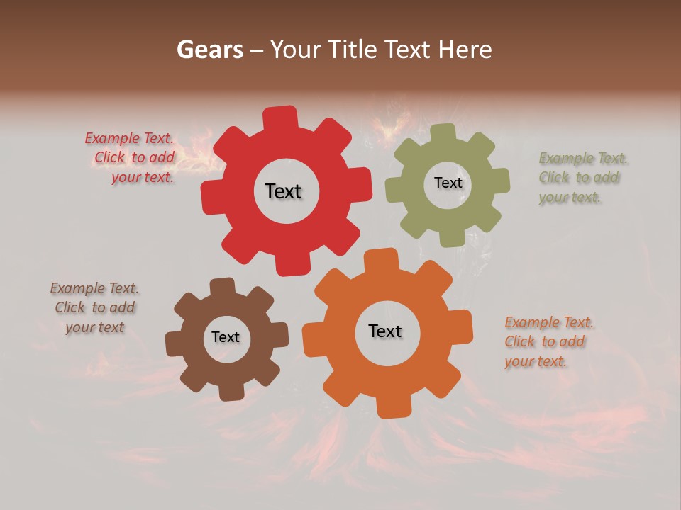Angry Heat Melt PowerPoint Template