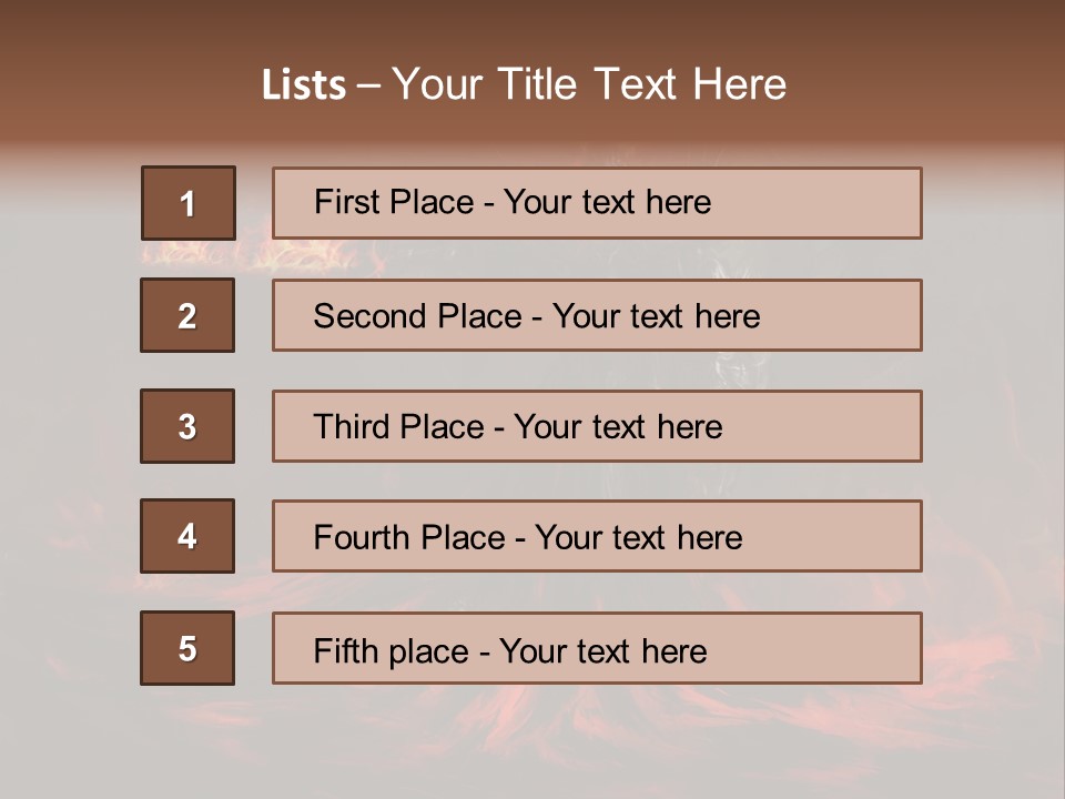 Angry Heat Melt PowerPoint Template