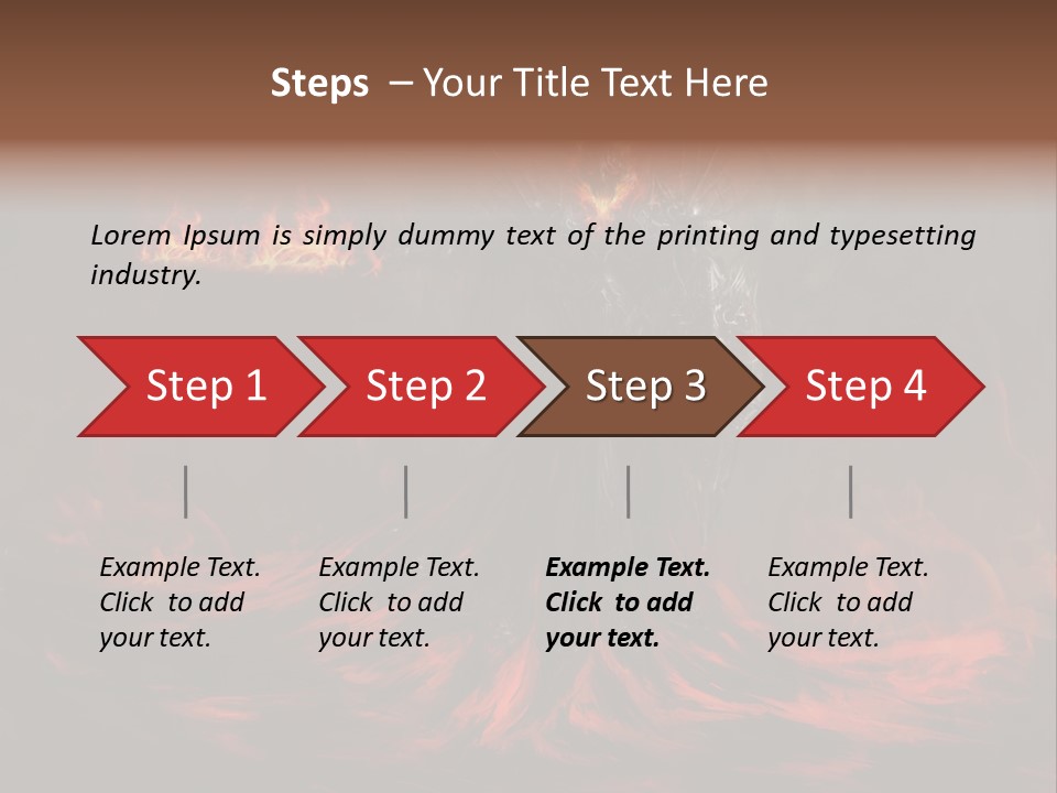 Angry Heat Melt PowerPoint Template