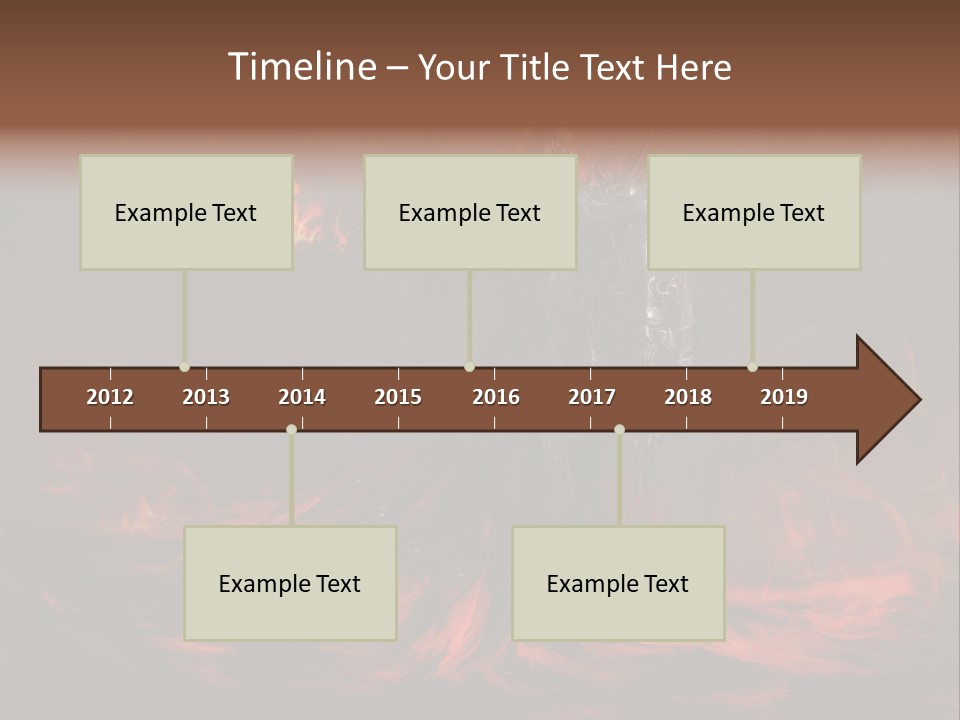 Angry Heat Melt PowerPoint Template