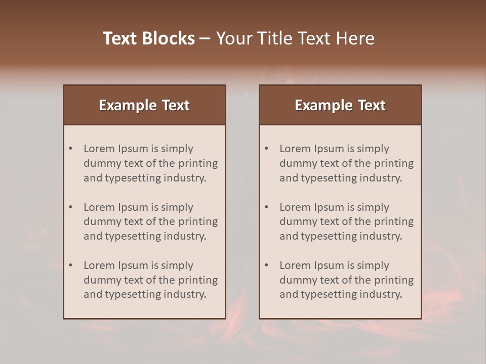 Angry Heat Melt PowerPoint Template