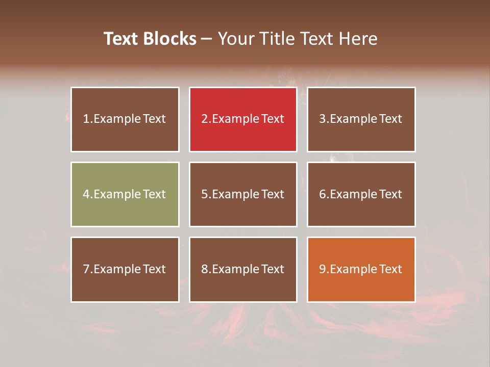 Angry Heat Melt PowerPoint Template