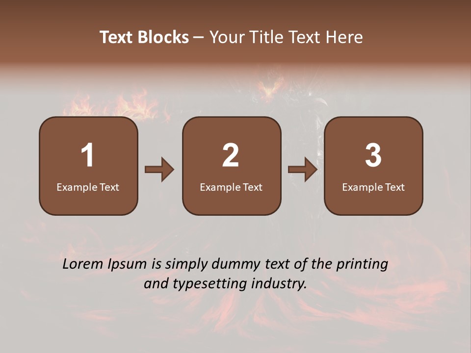 Angry Heat Melt PowerPoint Template