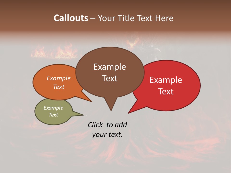 Angry Heat Melt PowerPoint Template