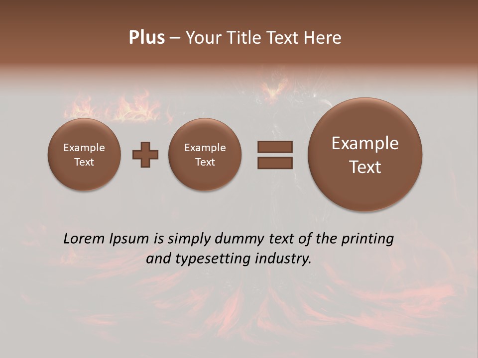 Angry Heat Melt PowerPoint Template