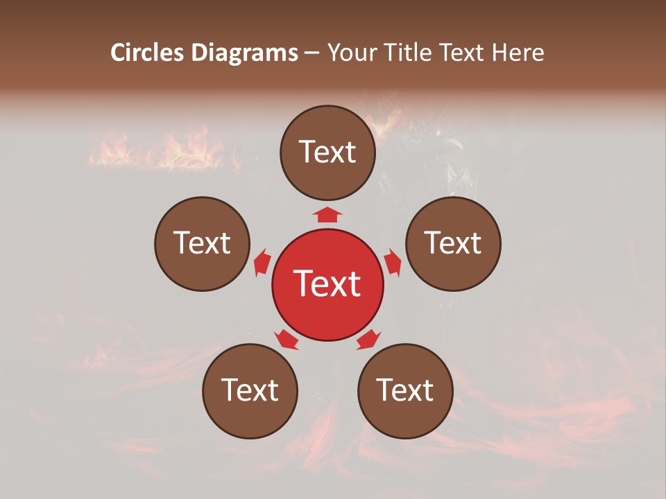 Angry Heat Melt PowerPoint Template