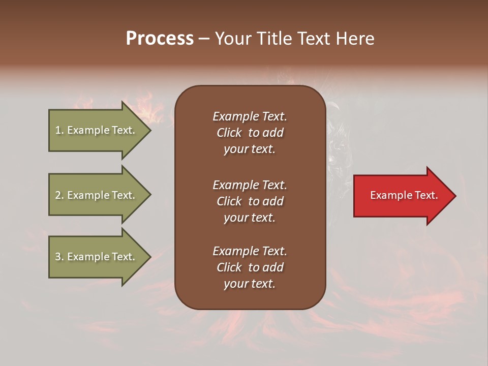 Angry Heat Melt PowerPoint Template
