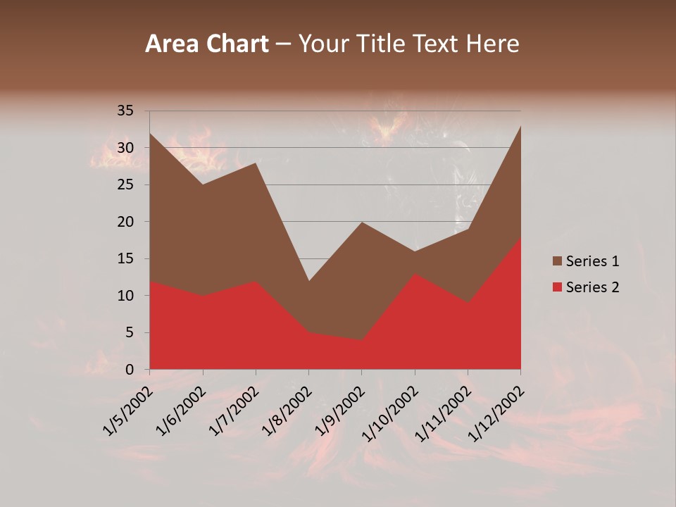 Angry Heat Melt PowerPoint Template