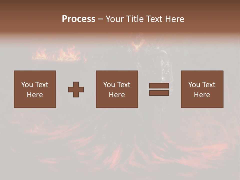 Angry Heat Melt PowerPoint Template