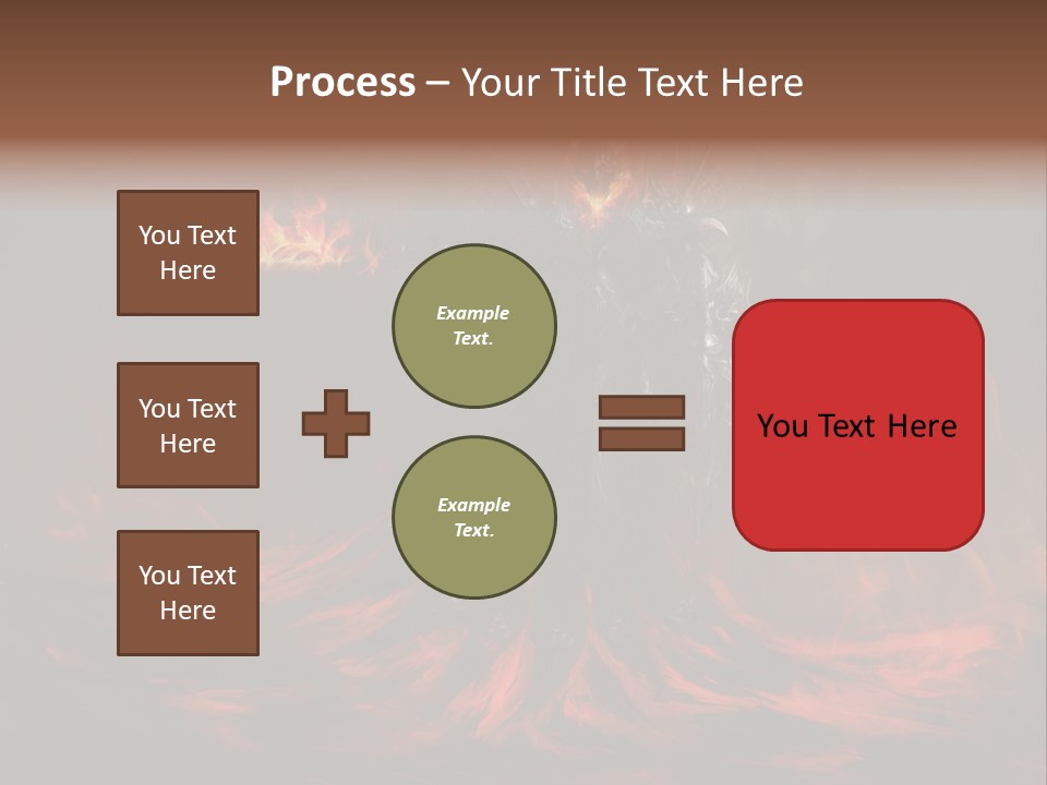 Angry Heat Melt PowerPoint Template