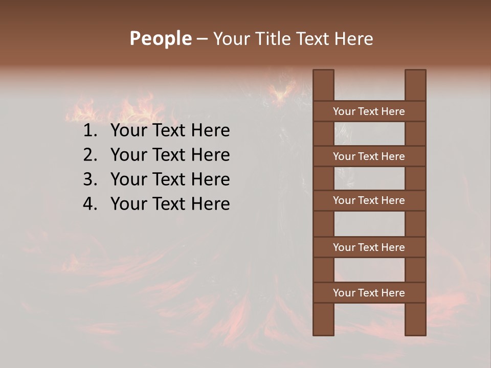 Angry Heat Melt PowerPoint Template