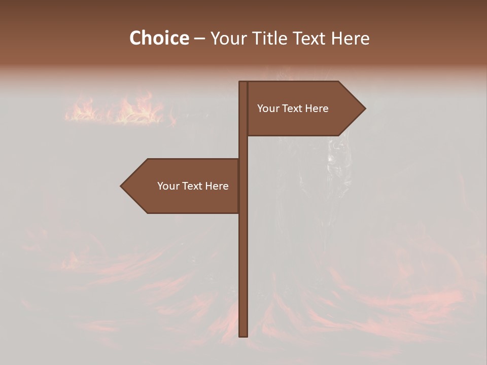 Angry Heat Melt PowerPoint Template