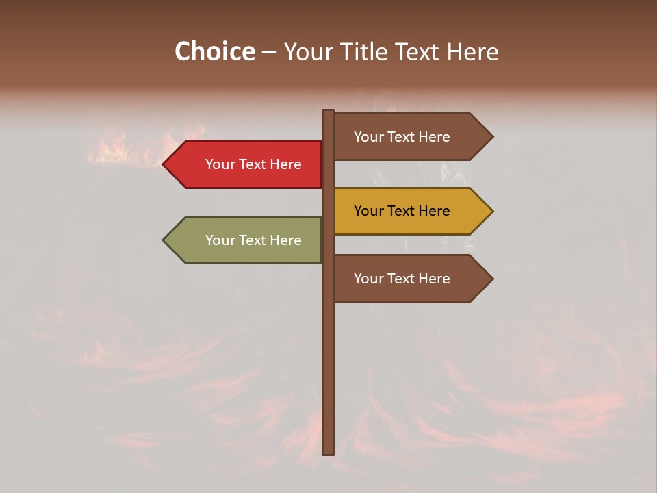 Angry Heat Melt PowerPoint Template