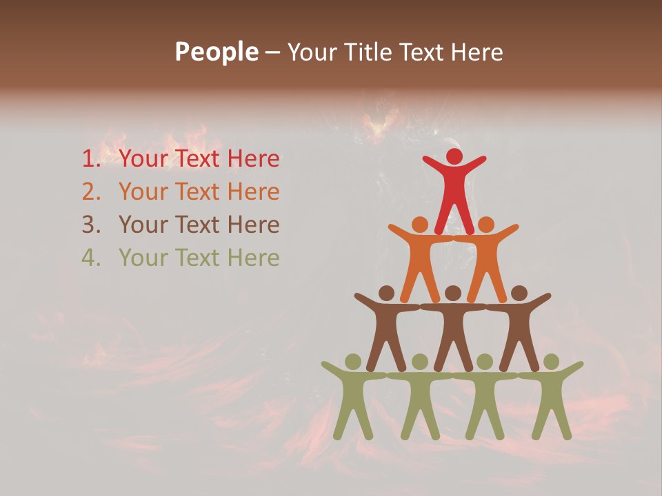 Angry Heat Melt PowerPoint Template