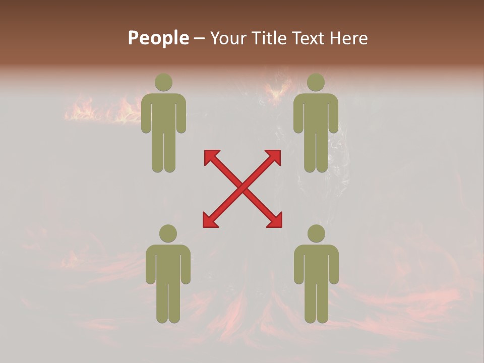 Angry Heat Melt PowerPoint Template