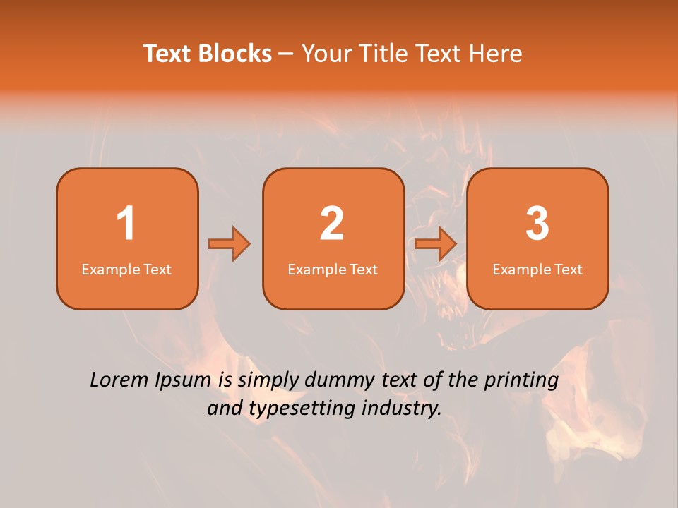 Hot Demonic Doom PowerPoint Template