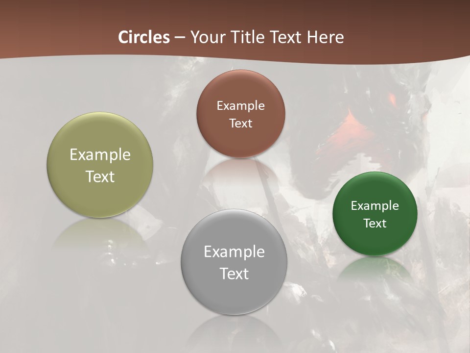 Dragon Fear King PowerPoint Template