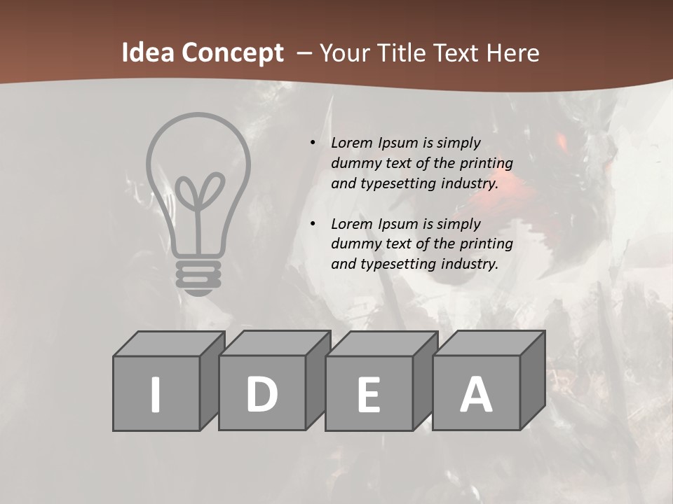 Dragon Fear King PowerPoint Template