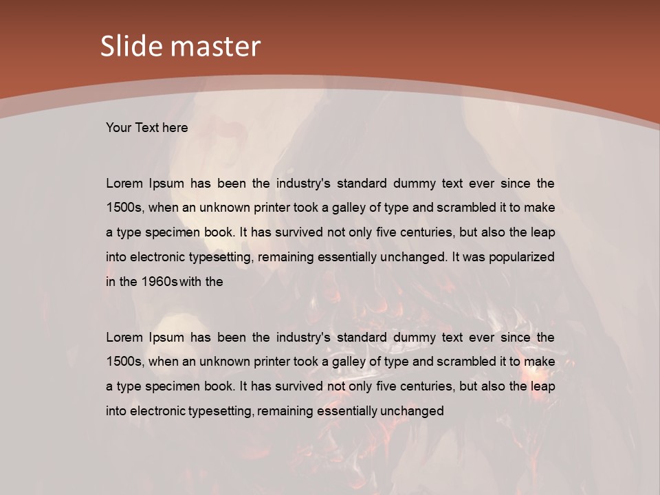 Ancient Energy Poster PowerPoint Template