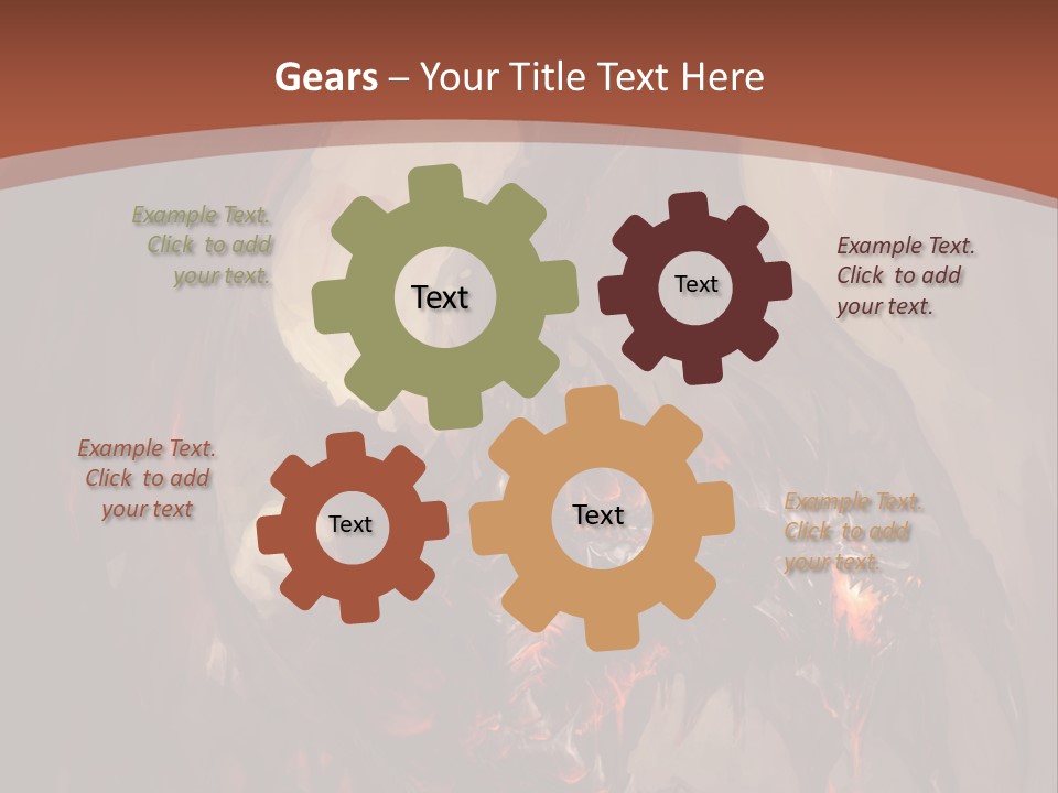 Ancient Energy Poster PowerPoint Template