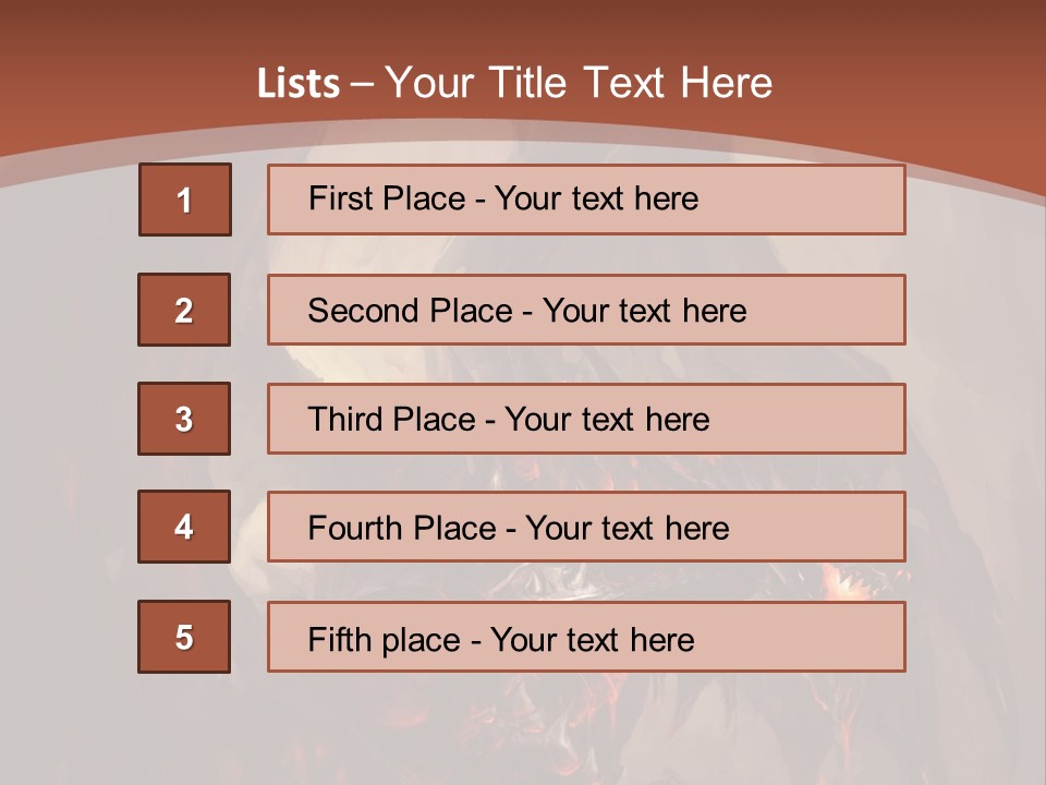 Ancient Energy Poster PowerPoint Template