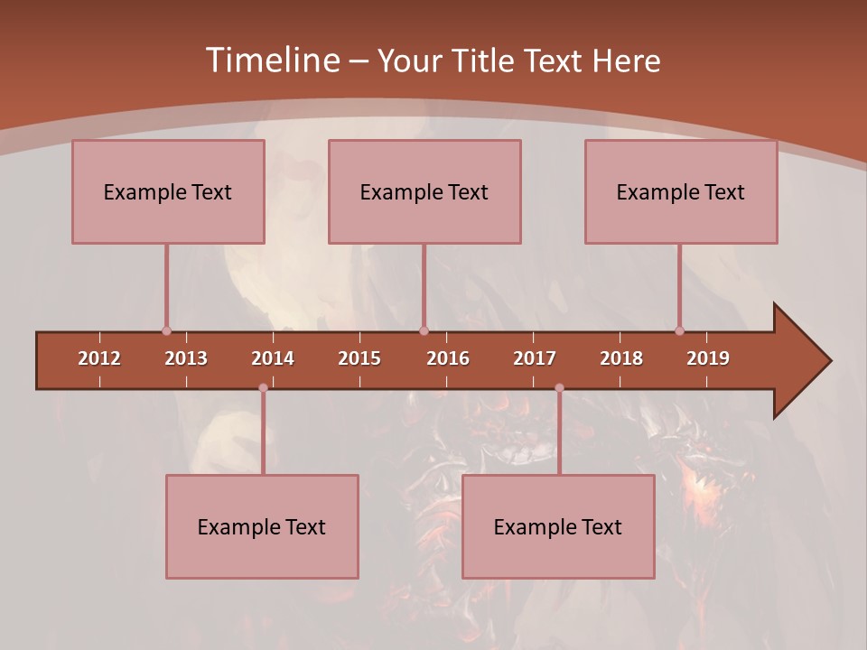 Ancient Energy Poster PowerPoint Template