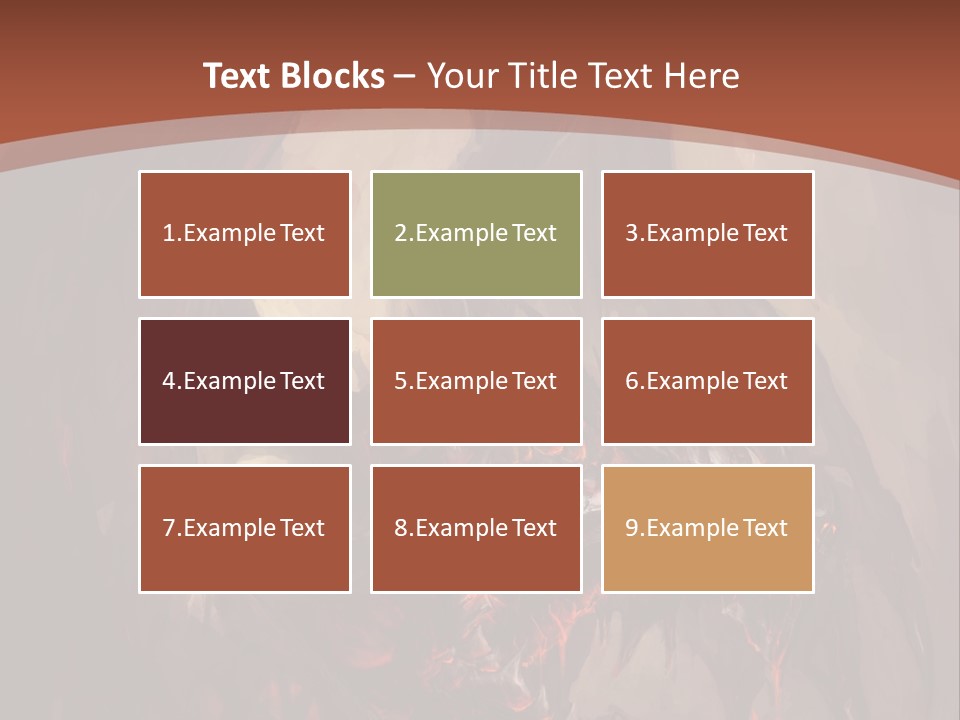 Ancient Energy Poster PowerPoint Template