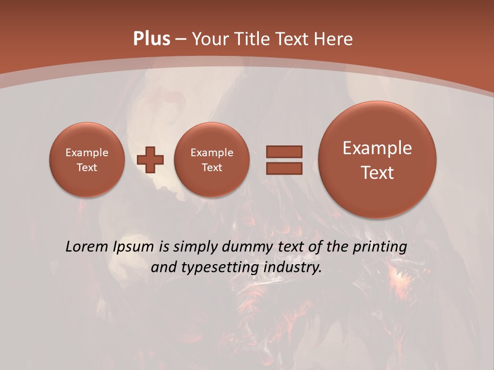 Ancient Energy Poster PowerPoint Template