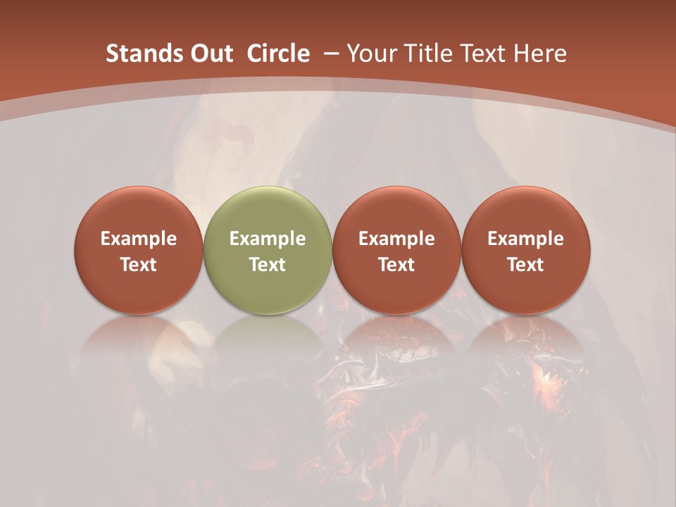 Ancient Energy Poster PowerPoint Template