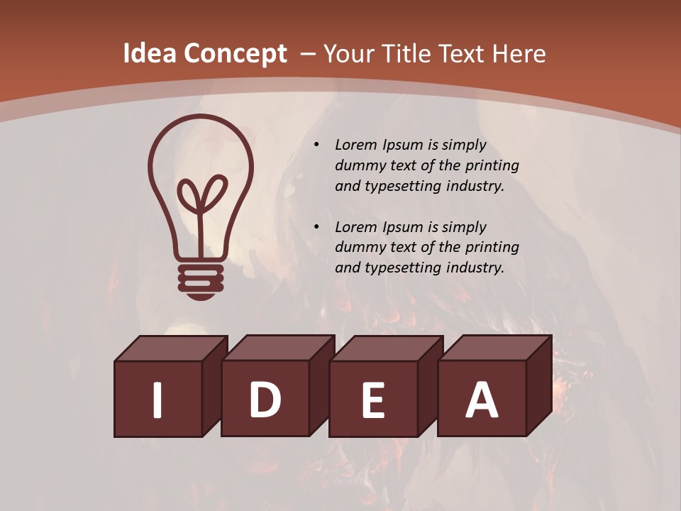 Ancient Energy Poster PowerPoint Template