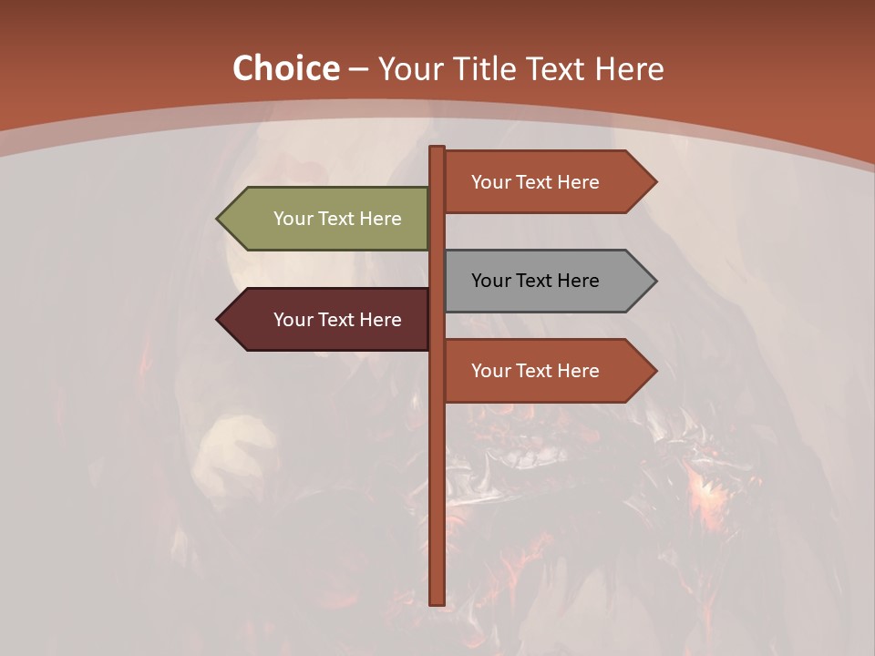 Ancient Energy Poster PowerPoint Template