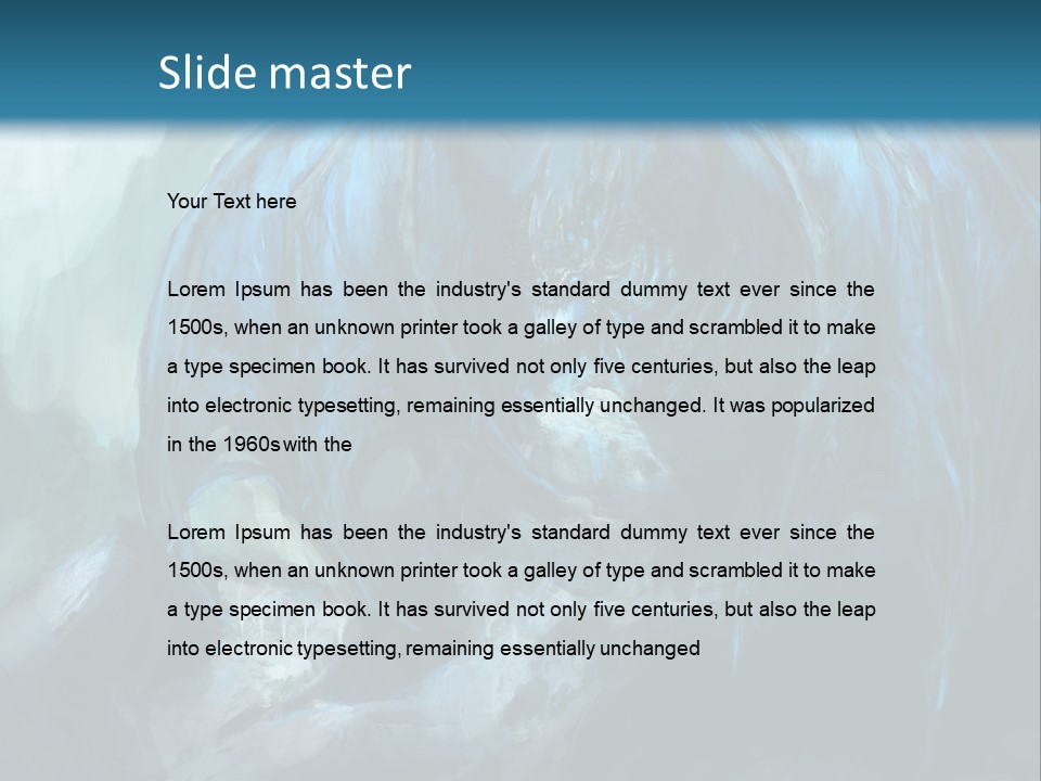 Skull Flier Mythology PowerPoint Template