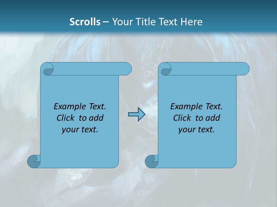 Skull Flier Mythology PowerPoint Template