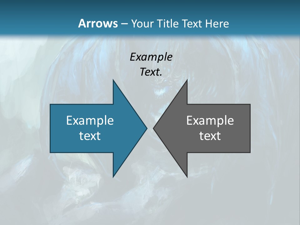 Skull Flier Mythology PowerPoint Template