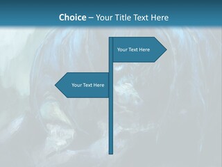 Skull Flier Mythology PowerPoint Template